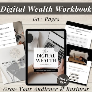 PLR Digital Wealth Guide Digitales Marketing VorlagePassives Einkommen eBook Master Resell Rechte für Sie gemacht Produkt Geld online verdienen