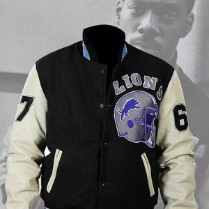 Lions letterman jacket cheap