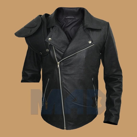 Mens Mad Max Fury Road Tom Hardy Leather Jacket Size: XS US letter