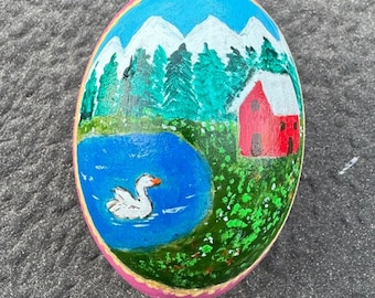 Hand-painted Heirloom Easter Egg 10