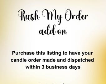 Rush My Order Add On - Baptism & Unity Candles and Stoles