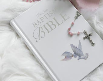 Personalisierte Bibel | Kinderbibel | Erste Bibel | Religiöses Geschenk | Kinderbibel | Taufbegleiter | Taufbibel | Taufandenken