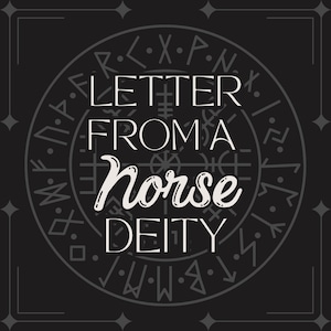 CARTA CANALIZADA DE DEIDADE Nórdica, Conecte-se com sua divindade: Receba uma carta personalizada de seu Deus. Conecte-se com uma divindade, Carta de um Deus