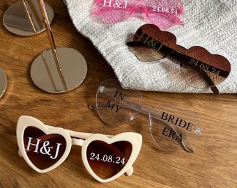 Personalizable Heart Sunglasses Wedding Decoration Gift Party Items