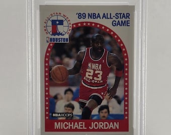 1989 NBA Hoops Michael Jordan #200 PSA 8 Nm-mt-rare - Etsy