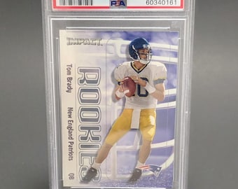 2000 NFL Fleer Skybox Dominion Tom Brady / Carmazzi #234 Rookie