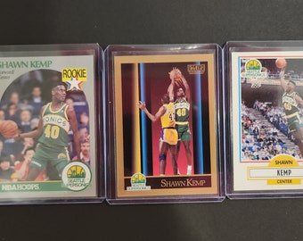 rare shawn kemp cards 1993 1994 Topps Shawn Kemp 296 Seattle Supersonics Basketball Card Rare