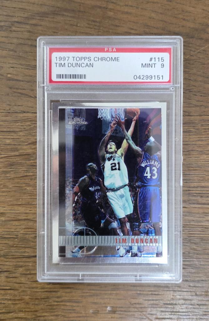 Tim Duncan Rookie Card PSA 9 - Etsy