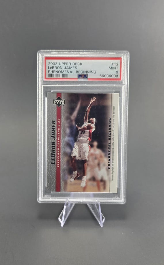 lebron james graded rookie card 10 mint Basketball Official trading card for collectors 2003 LeBron James PHENOM Set