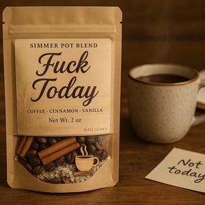 Simmer Pot Blend | Coffee Cinnamon Vanilla | Cozy Home Fragrance | Natural Botanical Gift