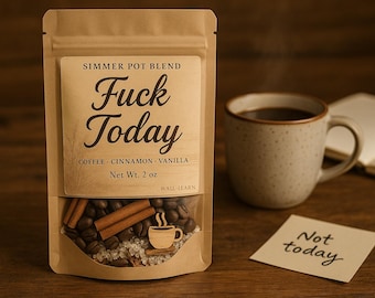 Simmer Pot Blend | Coffee Cinnamon Vanilla | Cozy Home Fragrance | Natural Botanical Gift