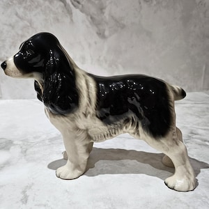 Vintage Coopercraft Springer Spaniel Dog Figurine - English Ceramic Dog Collectable