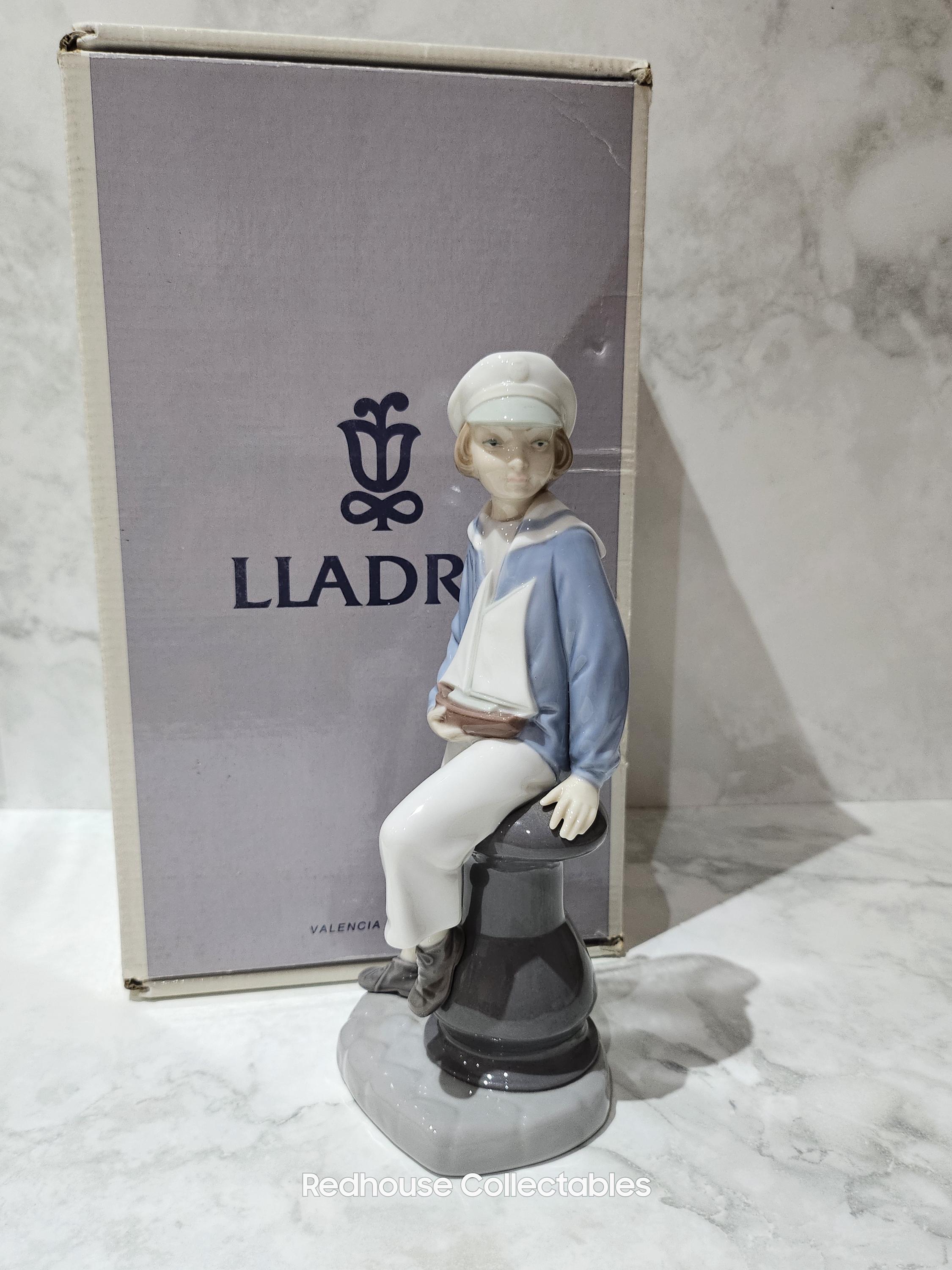 Figurine Soldat Marin Plomb Peint - JF ? - 45 Mm - Rare