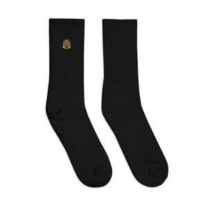 custom capybara embroidered socks, crew socks, premium embroidered socks, long socks, crazy socks, comfortable socks, funny gift idea, golf