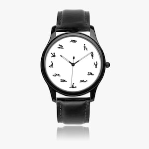 Montre Bracelet Mécanique érotique Animée - Modèle Neuve, Mouvement Manuel O.E. WATCH