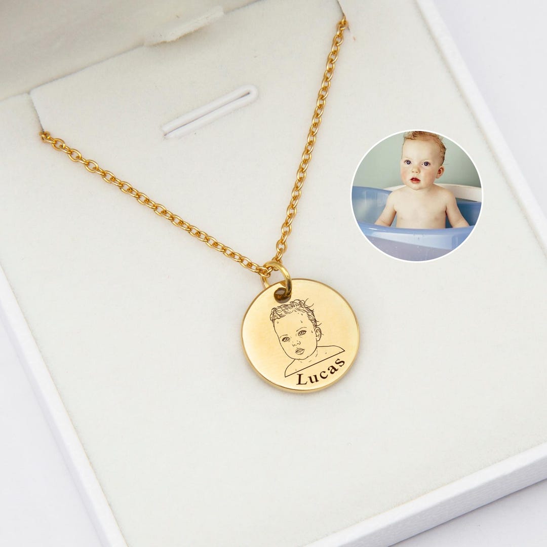 Name Engraved Chain Personalized Necklace With Name Engraving, Valentines Day Gift Ideas ...