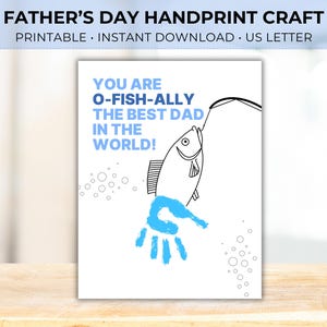 Father&#39;s Day Handprint Craft Fathers Day Craft Fathers Day Gift First Fathers Day Happy Fathers Day Toddler Fathers Day Fathers Day Keepsake