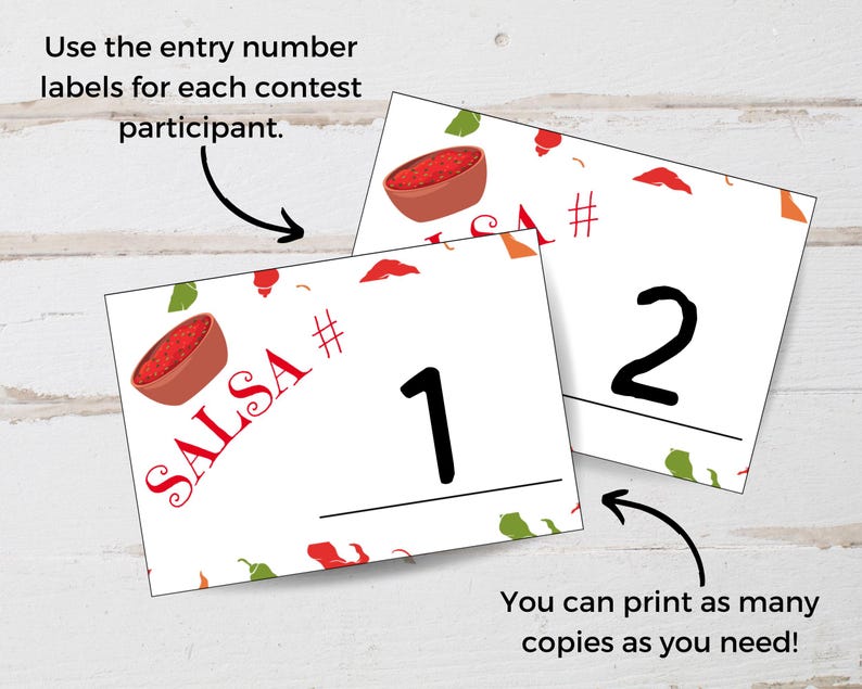 Salsa Contest Kit, Best Salsa Contest, Salsa Challenge, Salsa Showdown ...