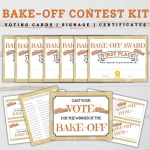 Bake-Off Contest Kit, Backpreis, Backpreis, Backpreis, Bake-Off Award Kit, Bake-Off Zertifikat, Office Bake Off, Backwaren Contest