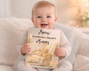 Personalized First Mother's Day Gift, Mother's Day Book, Gifts for Mothers Day, Gift for Mom from Child, Custom Mommy and Me Story