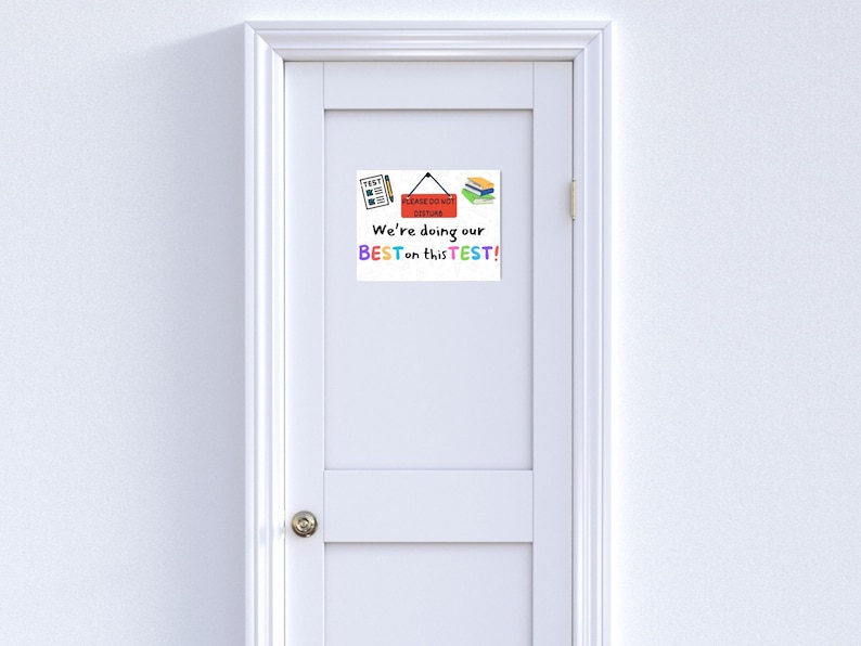 Do Not Disturb Testing Sign, Testing Do Not Disturb Door Sign ...