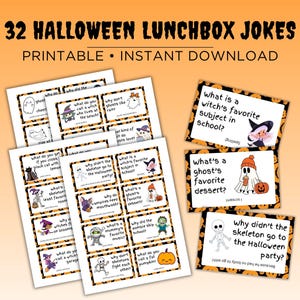 Piadas de lancheira de Halloween, notas de lancheira, notas de almoço para impressão para crianças, cartões de piadas de Halloween, piada do dia, piadas de Halloween para crianças