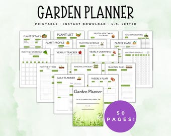 Garden Planner, Printable Garden Planner, Gardening Planner, Vegetable Garden, Plant Planner, Garden Layout, Garden Ideas, Garden Log