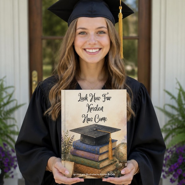 Personalized Graduation Book, 2026 Graduation Gift, Gift for Graduation, Gift for Graduate, New Grad, Senior College Kindergarten Graduation