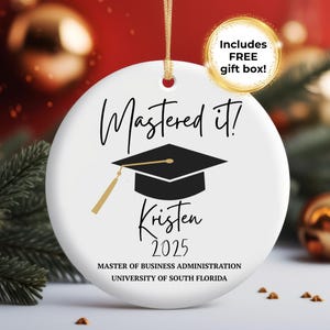 slim fit dress slacks Master's College Graduation Sign Photo Prop OR any Degree main image 0