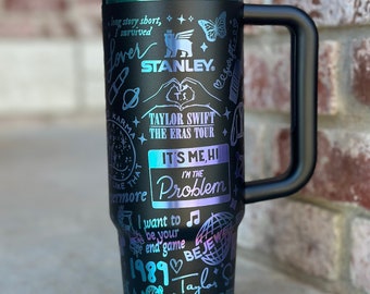30 or 40 oz TS Engraved Tumbler—Stanley or Dupe