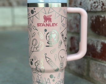 30 oz or 40 oz. Teacher Appreciation Engraved Stanley Quencher H2.0 or Stanley Dupe! Great End of the School Year Gift!