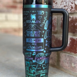 30 or 40 oz TS Engraved Tumbler—Stanley or Dupe