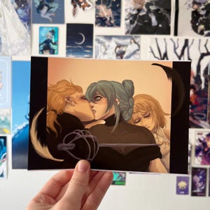 Alluring Secret Black Vow Vocaloid Print