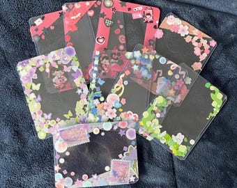 Decorated Top Loaders for Photo/Trading Cards