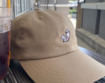 Coffee Race Car Dad Embroidered Dad Hat
