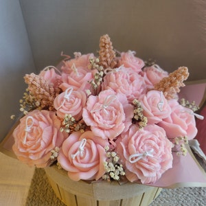 Bouquet de bougies florales
