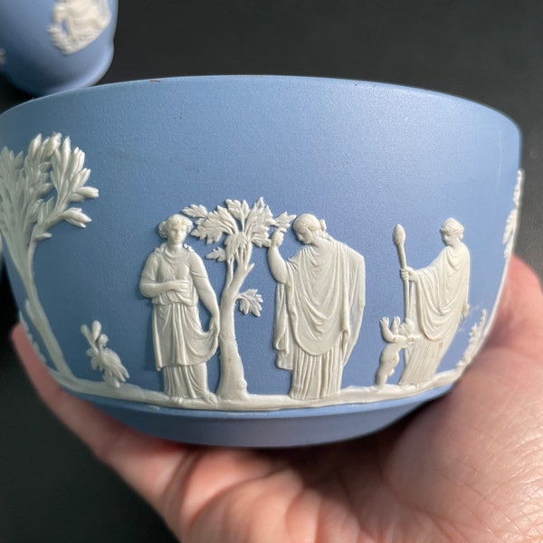 Light Blue Jasper Wedgwood Bowl