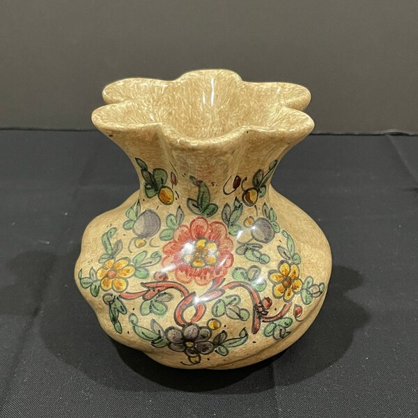 Biagioli Gubbio Vase - Hard to Find - Hand Painted, Signed, and Numbered