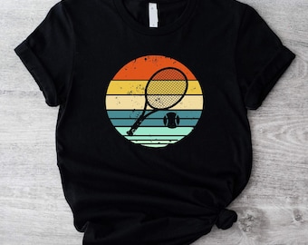 Tennis Sunrise T-shirt, Cute Tennis Women's Shirt, Tennis Player Tee, Tennis Lover T-shirt, Funny Sport's Shirt, Tennis Game Day T-shirt