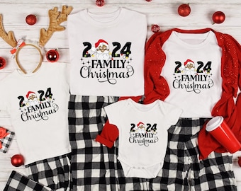 2024 Family Christmas T-shirt, Matching Family Holiday Shirt, Family Gathering Christmas Tee, Winter Season Team T-shirt, Christmas Crew Tee