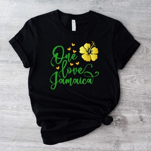 One Love Jamaica T-Shirt, Jamaican Vacation Shirt, Jamaica Independence Day Shirt, Gift For Jamaican Friend, Black History Month Shirt