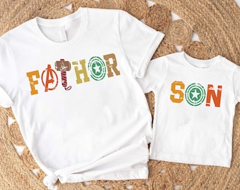 Dad And Son Matching T-Shirt, Father And Son Matching Shirts, Fathers Day Gift, Daddy And Me Matching Tees, New Dad Shirt, Dad And Baby Tee
