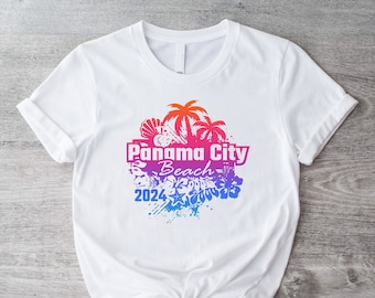 Panama City Beach 2024 T-Shirt, Panama City Vacation Shirt, Panama Beach Vacation Vibes Tee, Gift For Summer Lover, Summer Trip To Panama