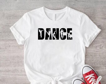 Dance T-Shirt, Dancer Woman Gift Shirt, In My Dance Era Tee, Ballet Dancer Sweatshirt, Ballerina Life Hoodie, Just A Girl Loves Dancing Tee.