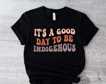 It's A Good Day To Be Indigenous T-shirt, Native American T-shirt, Proud To Be Indigenous T-shirt, cool cadeau voor inheemse vriend, Indiaan