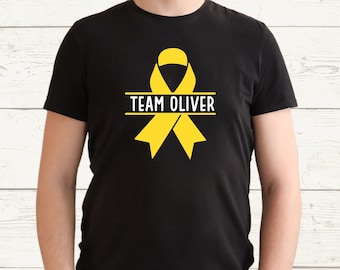 Sarcoma Bone Cancer T-Shirt,  Sarcoma Custom Support Squad Shirt, Yellow Ribbon Sarcoma Awareness Shirt, Wear Yellow For Sarcoma Cancer Tee