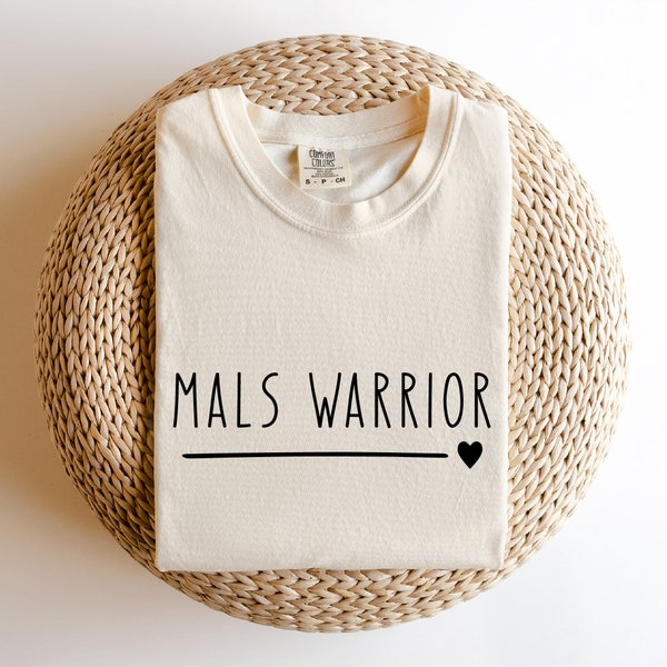MALS Warrior Comfort Colors T-Shirt, Mals Awareness Shirt, MALS Fighter Gift Tee, MALS Surgery Shirt, Median Arcuate Ligament Syndrome Shirt