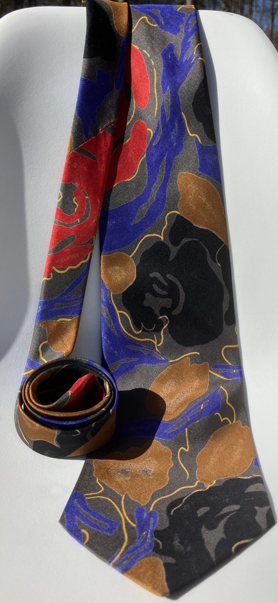 Mulberry Abstract Tie
