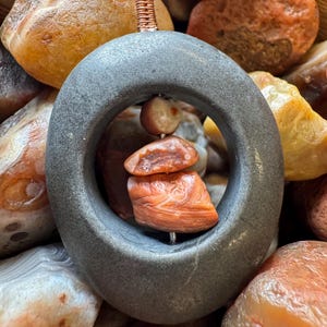 Lake Superior agate Tower Necklace