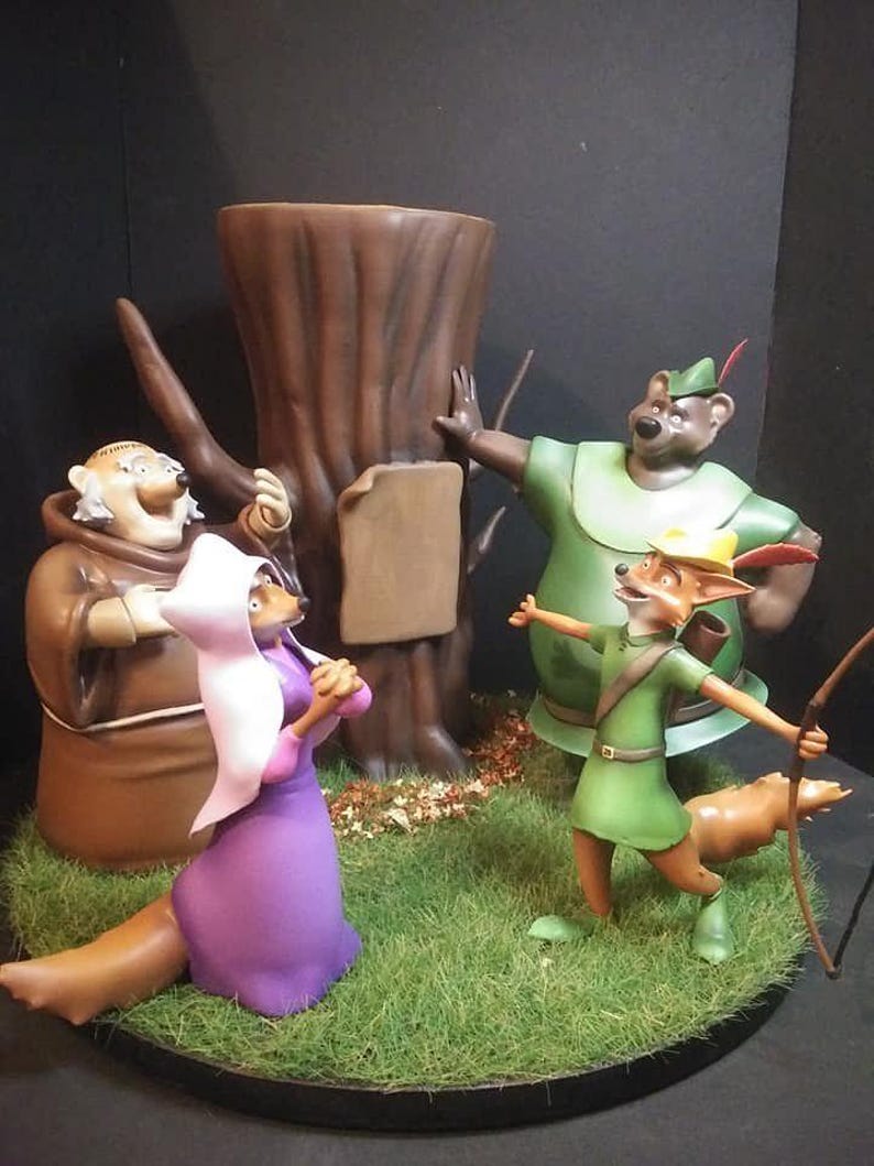 Robin Hood Diorama STL 3d Print File - Etsy
